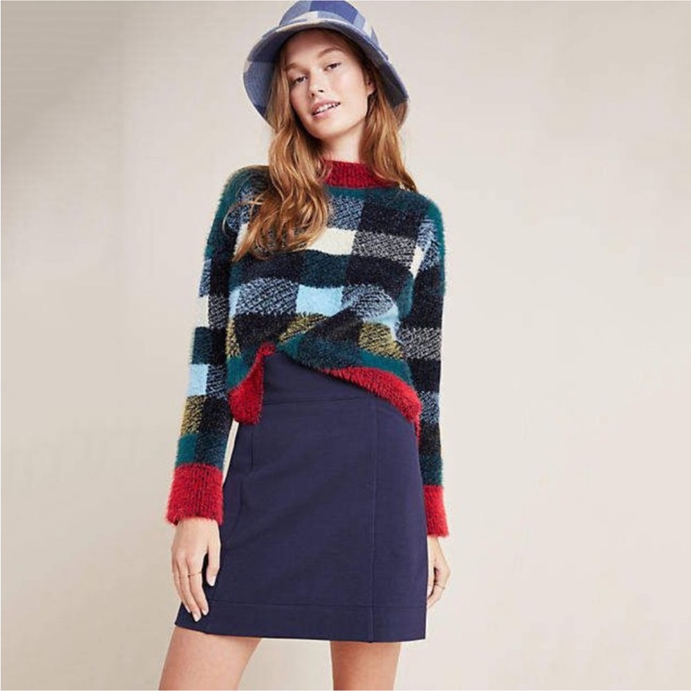 Anthropologie Ponte Mini Skirt
